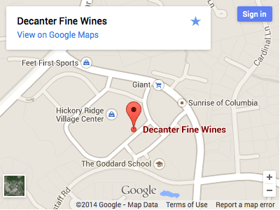 Google Map for Decanter