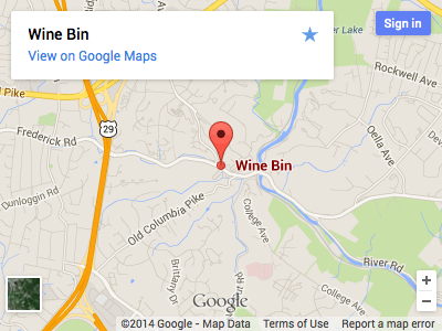 Google Map - Wine Bin