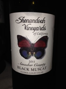 Shenandoah Black Muscat